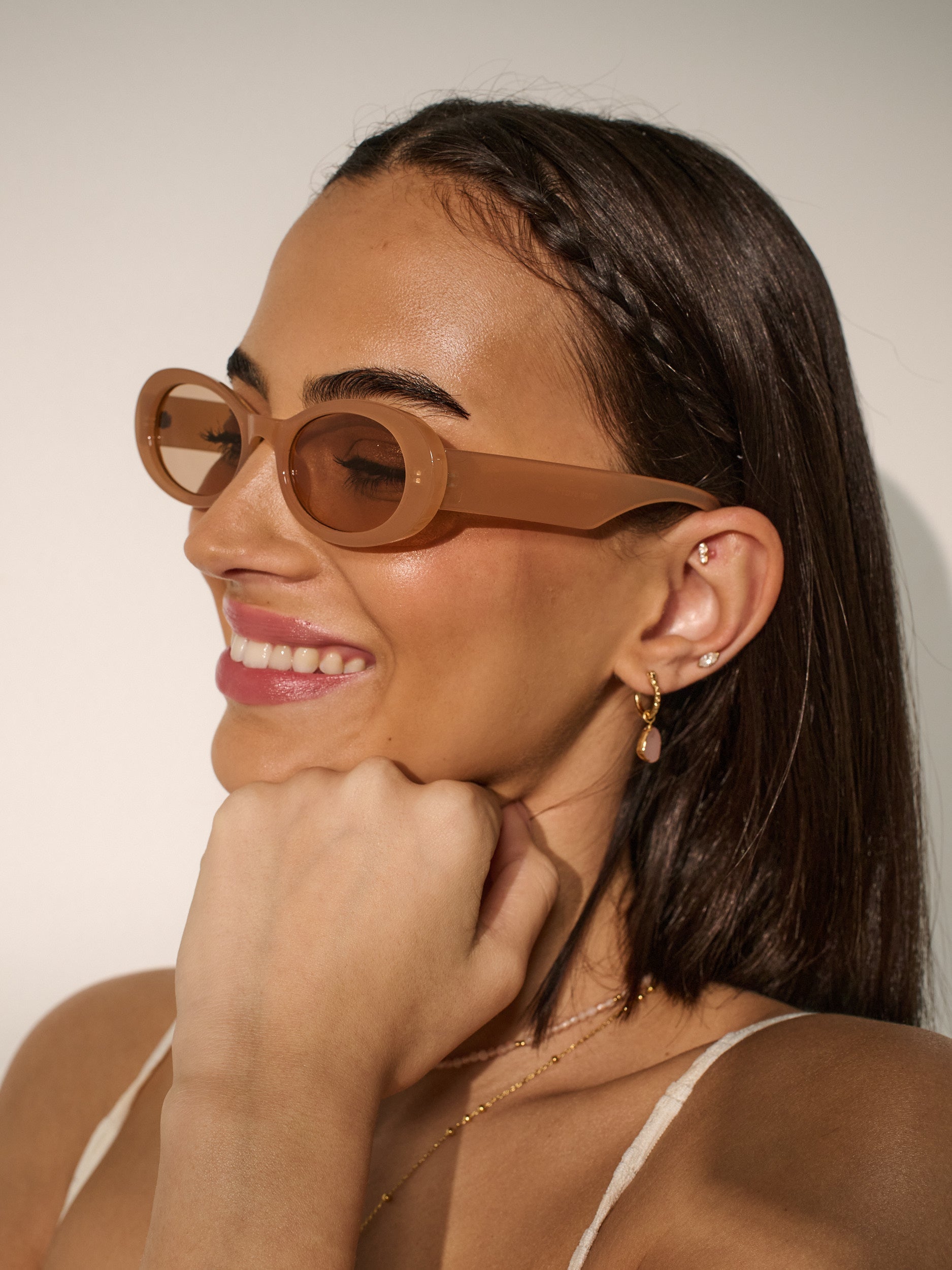 Occhiali da Sole Ovali Vintage Isabella