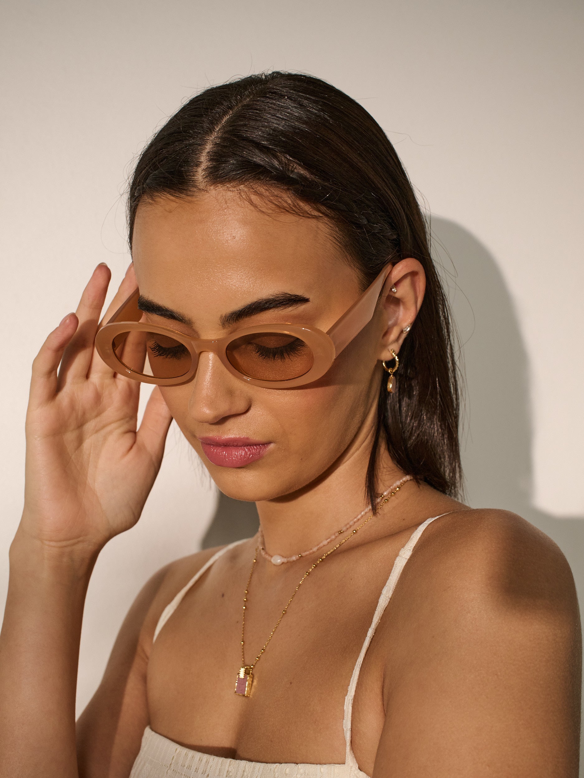 Occhiali da Sole Ovali Vintage Isabella