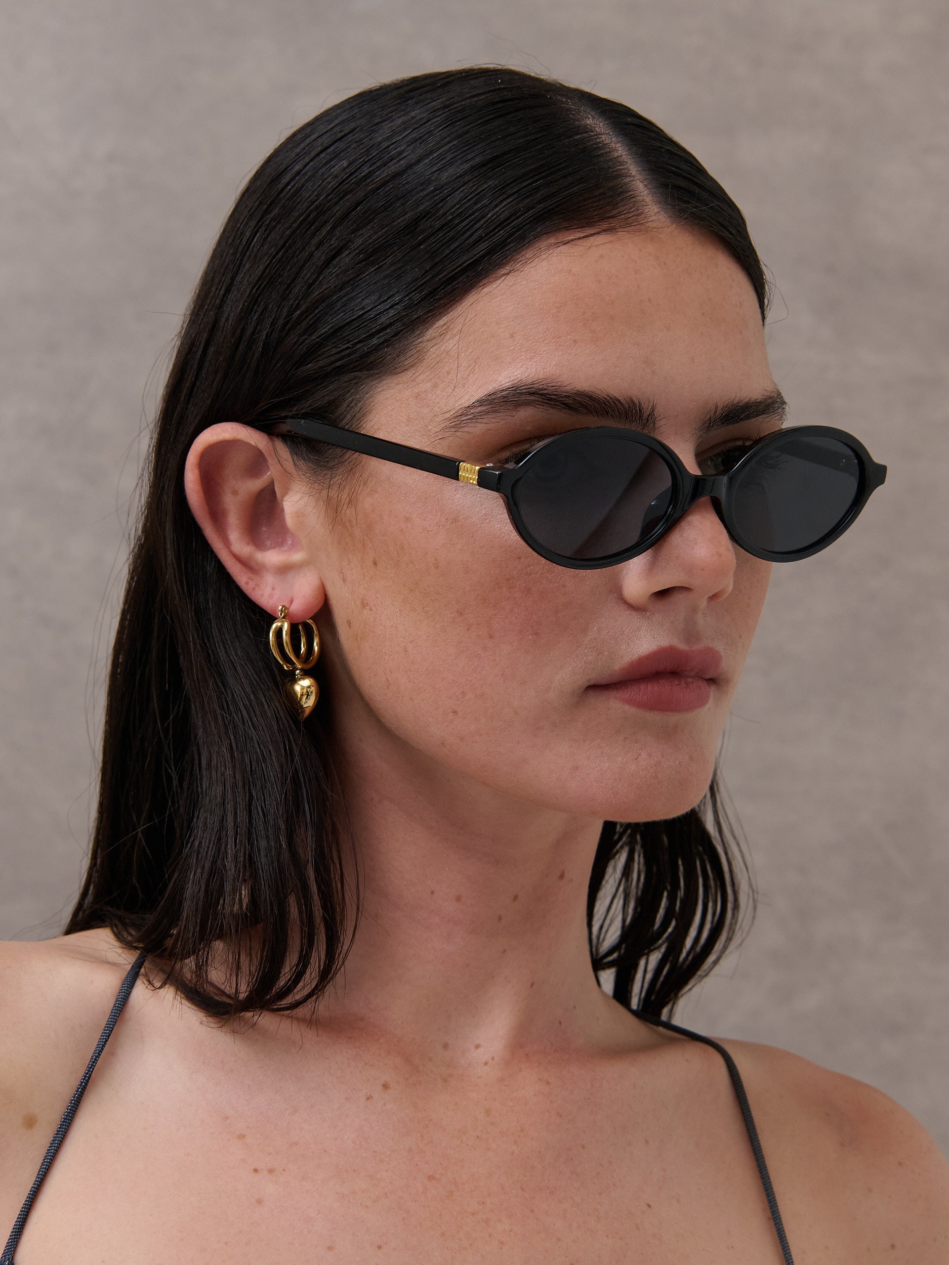 Occhiali da Sole Ovali Vintage Sezane