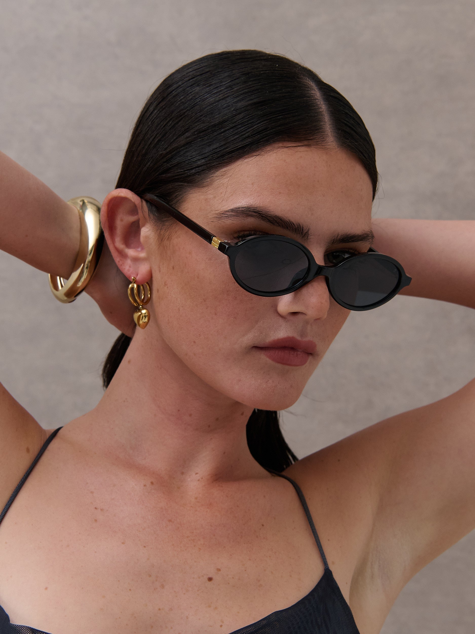 Occhiali da Sole Ovali Vintage Sezane