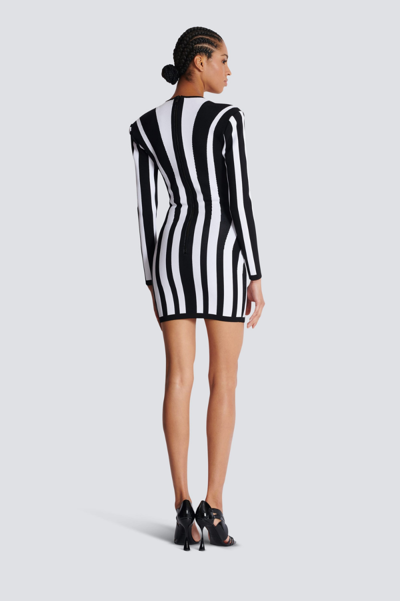 Abito Mini Viviana in Maglia a Righe