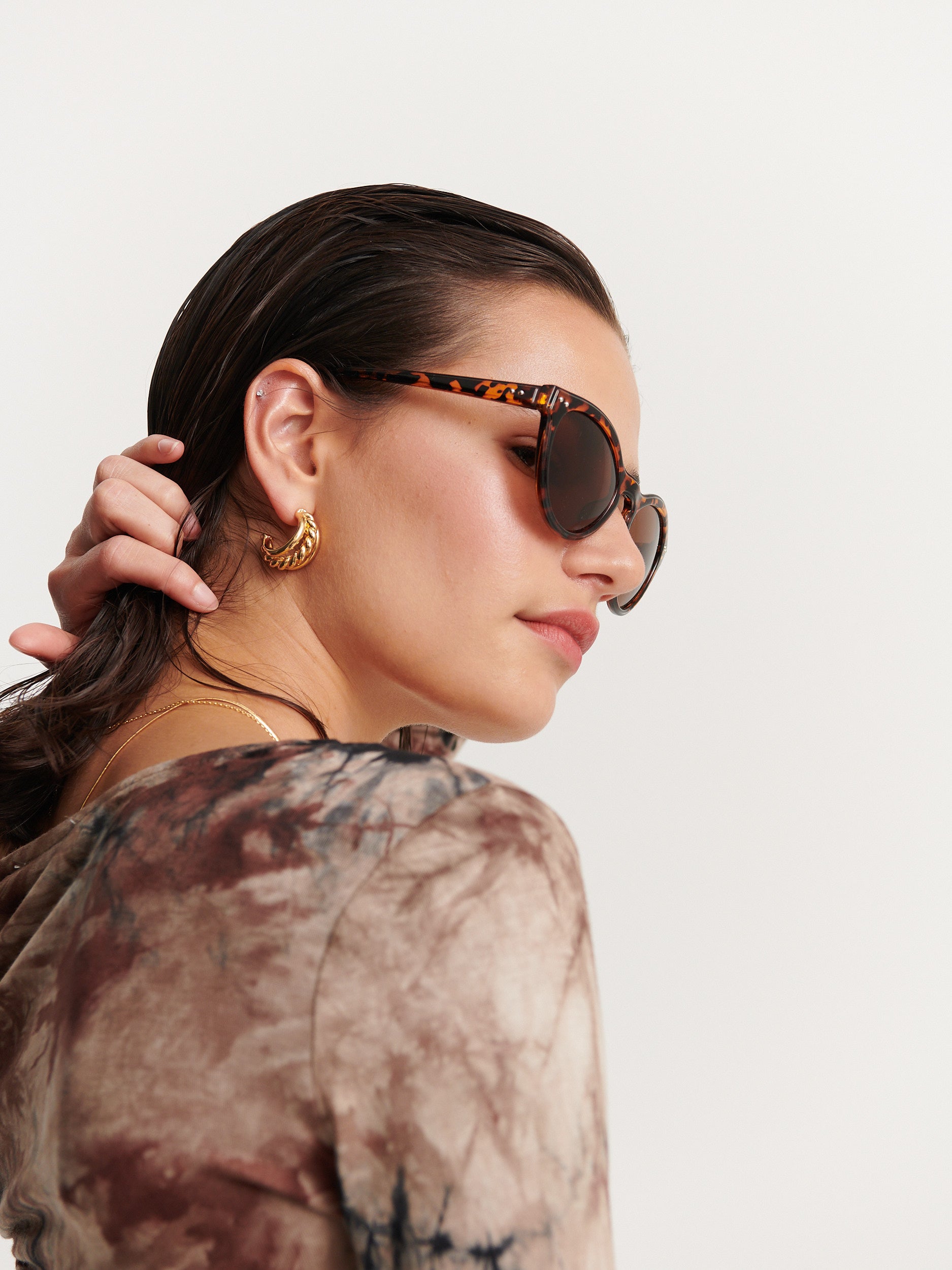 Occhiali da Sole Circolari Vintage Clinton