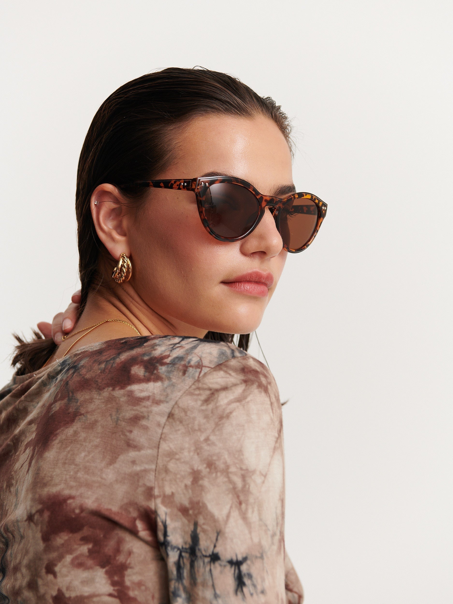 Occhiali da Sole Circolari Vintage Clinton