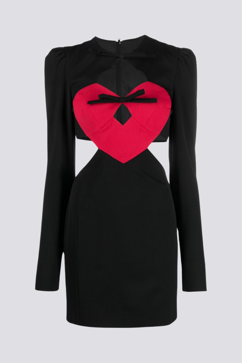 Abito Mini Magdalena con Cut-out a Cuore