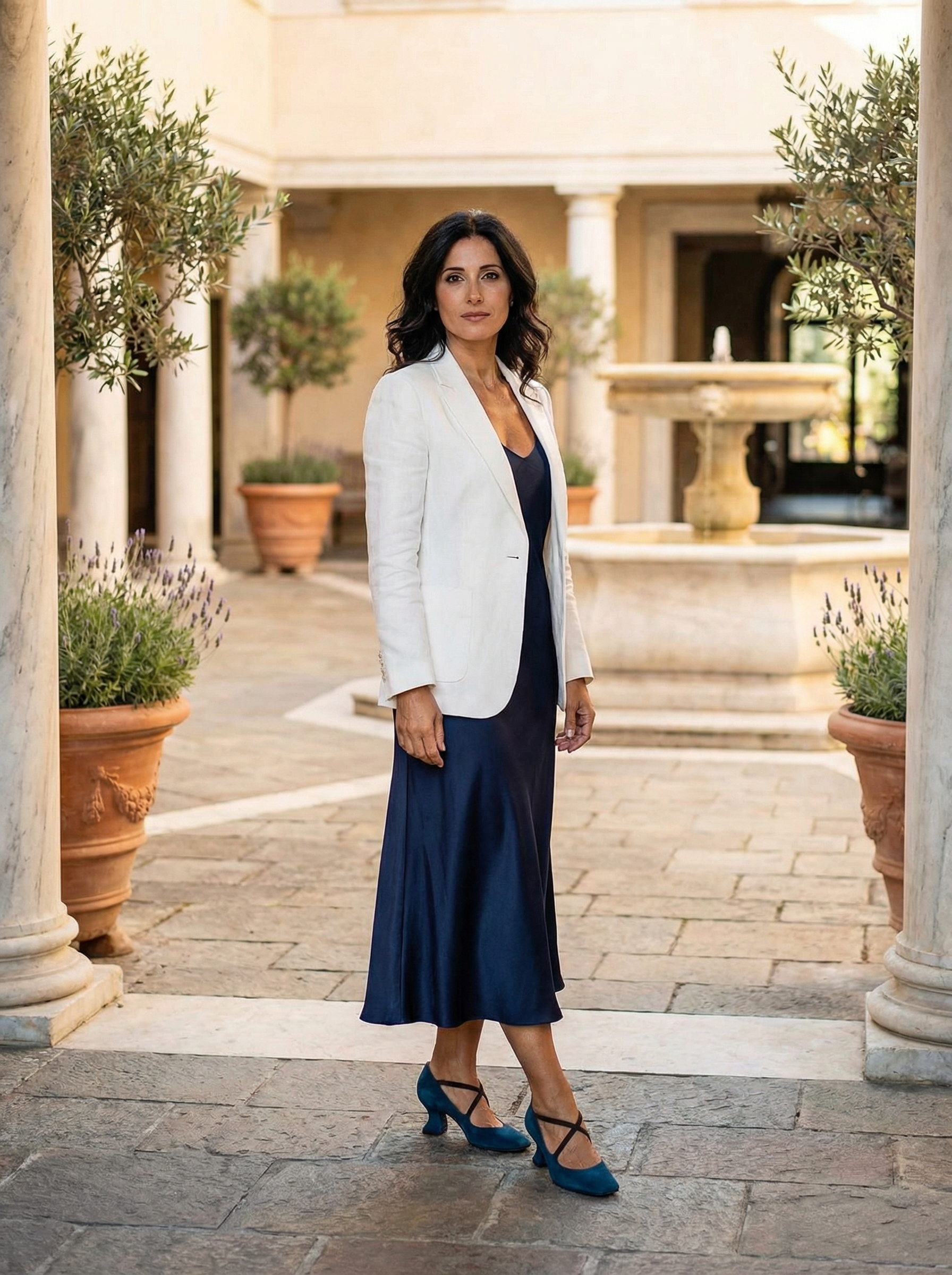 Zaffiro Cross – Tacco Blu con Calzata Morbida